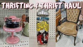 Goodwill Thrift with Me & Thrifted Vintage Home Haul!