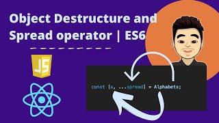 Destructure in Javascript | React Native and React JS Destructure | [ Javascript ES6 syntax ]