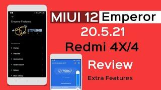Redmi 4X/4 - MIUI 12 Emperor 20.5.21 Edition Review, Amazing ROM & Bugs , Higher Antutu Score