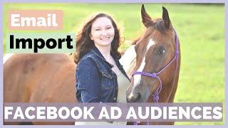 How to Upload Your Email List for Facebook Ads | Create a Custom Audience