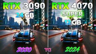 RTX 4070 SUPER vs RTX 3090 - Test in 10 Games