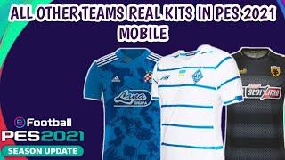 TOP & BEST KITS PES 2021 MOBILE | ALL EUROPE & LATIN AMERICA OTHER TEAMS REAL KITS