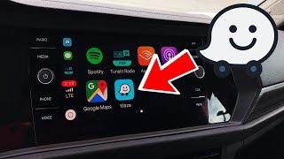 Waze Demo - Volkswagen Apple Carplay (iOS 12)