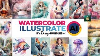 Watercolor Reimagined: Creating Dynamic Art with Illustrate Ai