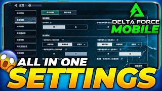 Delta Force Mobile Settings & Sensitivity You Need !!