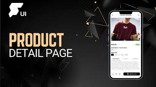 UI Magic: Building a Beautiful Product Detail Page using Flutterflow