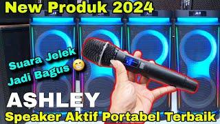 Barang Baru Nih Bos Masih Hangat - Review Full Speaker Aktif Portabel ASHLEY JOSS-102 - MANTAP Lur