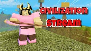 Playing The Civilization Gamemode in Roblox Survival Odyssey