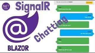 Blazor : SignalR Chatting Example [Real-Time Programming]