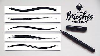 Create Custom Brushes in Inkscape