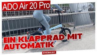 Ado Air 20 Pro - Folding Ebike With Automatic Transmission!