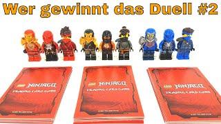 Wer gewinnt das Duell zwischen Kai , Cole & Jay ? LEGO Ninjago Karten Duell