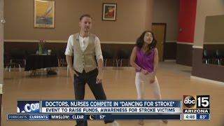 Doctor, nurses compete in "Dancing for Stroke"