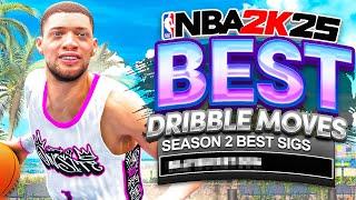 The BEST DRIBBLE MOVES & ANIMATIONS on NBA 2K25! *NEW* Moves Dribble Tutorial! (SEASON 2)