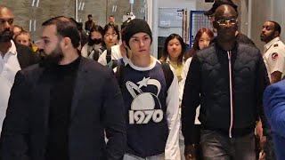 SEVENTEEN Vernon 버논 departure from Paris to Seoul after the Kenzo Paris Fashion Week Event