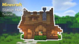 Minecraft: How to Build a Starter House | Survival House (Tutorial)