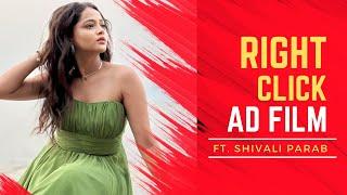 Shivali Parab Ad Film 2018 ( Hasya Jatra Fame ) | Right Click Ad