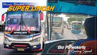 GOKIL BANGET DRIVER INIJALAN RAPET MASIH BISA SUSUL BUS DEPAN||Trip Sugeng Rahayu 7372