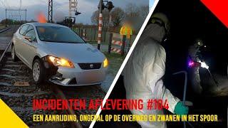 Een aanrijding, ongeval op de overweg en zwanen in het spoor - Incidentenbestrijders #104