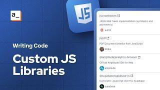 How To Use Custom JavaScript Libraries