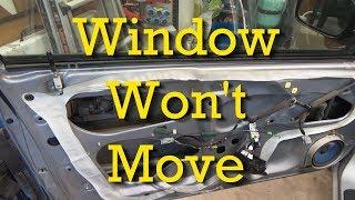 Stuck Power Window Regulators/Window Won't Move (Honda)