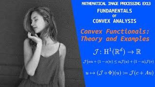 Convex analysis fundamentals | Mathematical Image Processing | Ex. 13