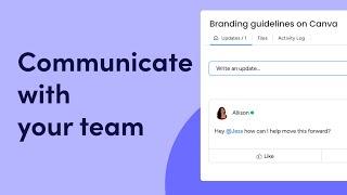 Communicate with your team | monday.com tutorials