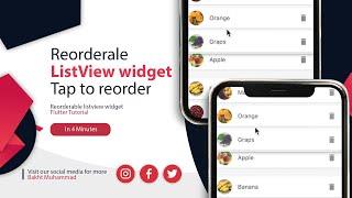 How to reorder list | ReOrderableListView | ListView | Flutter widgets