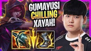 GUMAYUSI CHILLING WITH XAYAH! - T1 Gumayusi Plays Xayah ADC vs Aphelios! | Season 2023