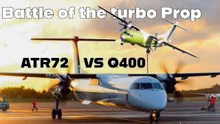 ATR 72 vs Q400: Battle of the Turboprops