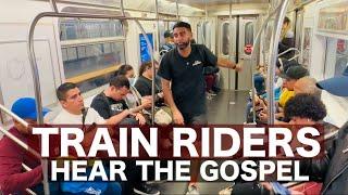 NYC Train Riders hear the GOSPEL!