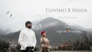 Best Kashmir Pre-wedding Highlight 2023 || Govind & Nisha ||Color Shot Studios ||4K