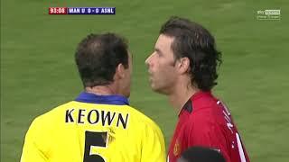 Man Utd v Arsenal 2003 - Van Nistelrooy Miss the Penalty Kick (Furious Arsenal Lions) Final Minute