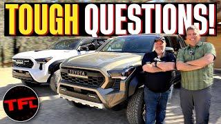 Toyota Tacoma TRD Pro vs New Trailhunter - The Chief Engineer Answers The Hard Questions!