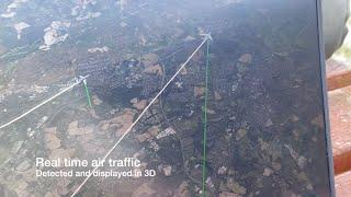 Real time air traffic display in Sky-Drones Cloud