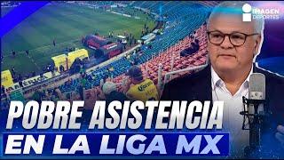 ¿Qué está pasando? La afición está dejando de ir a los estadios de la #LigaMX. ️