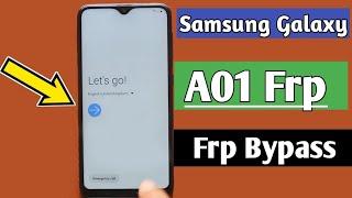 Samsung Galaxy A01 Frp Unlock/Bypass Google Account Lock Without pc Android 10.