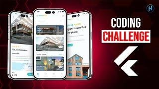 Flutter Coding Challenge | Real Estate App UI (Livestream)