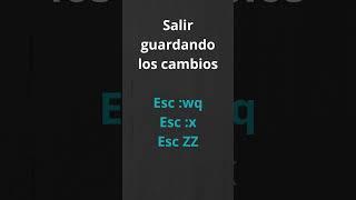 Cómo salir de Vim #shorts #coding #programming #linux