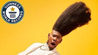 Tallest high top fade - Guinness World Records