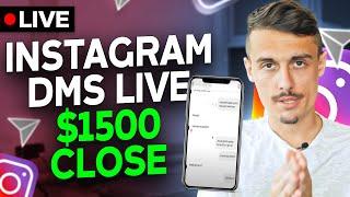 How To Get SMMA Clients With Instagram DMs (Closing $1,500 Agency Client!)