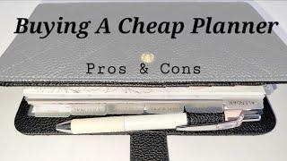 PROS & CONS Of Buying A Cheap Planner | Is It Worth It?