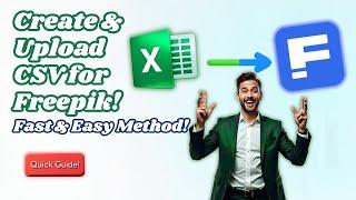 Create & Upload CSV for Freepik : Fast & Easy Method! | #Freepik #FreepikCsv