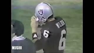 1981 week 14 MNF Pittsburgh Steelers at Oakland Raiders