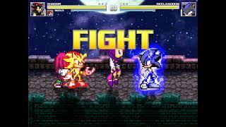 [MUGEN] Seelkadoom (The Evil Awakens 2) vs Super Shadow & Knuckles & NIGHTS