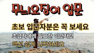 무늬오징어 초보,입문자 봄,가을액션.에기,캐스팅.장비세팅,초보자분들만 보세요.