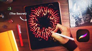 EASY Way to Make this Ring of Fire in PROCREATE [TUTORIAL]