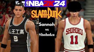 Slam Dunk | Sannoh vs Shohoku l Hall of Fame Mode | NBA 2K24 PC Gameplay | 1080P 60FPS