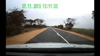 Task Force Mallee: Dash cam vision and stills of suitcase at Wynarka