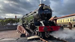 Ex GWR no. 6024 Kind Edward I moves under its own power for the first time in over 10 years.